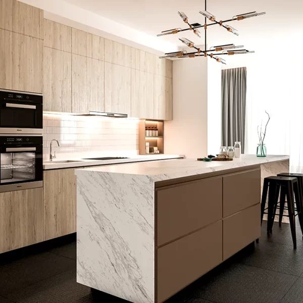 Carrara Blanco, Melamina TECNOTABLA - Imagen 3