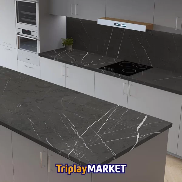 Grey Pietra Marble K026 Worktops - Imagen 2